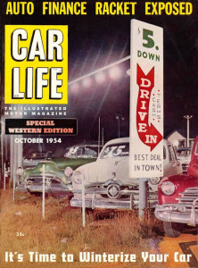 CAR LIFE 1954 OCT - FIAT 1100, CADDY LIMO CONVERTIBLE, VIRGIL EXNER